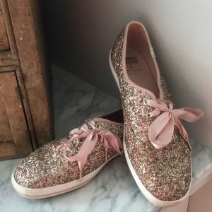 Kate Spade Keds Pink Sparkle